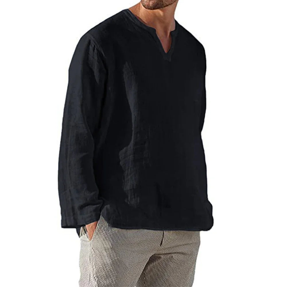 Cozy Casual Lightweight V Neck