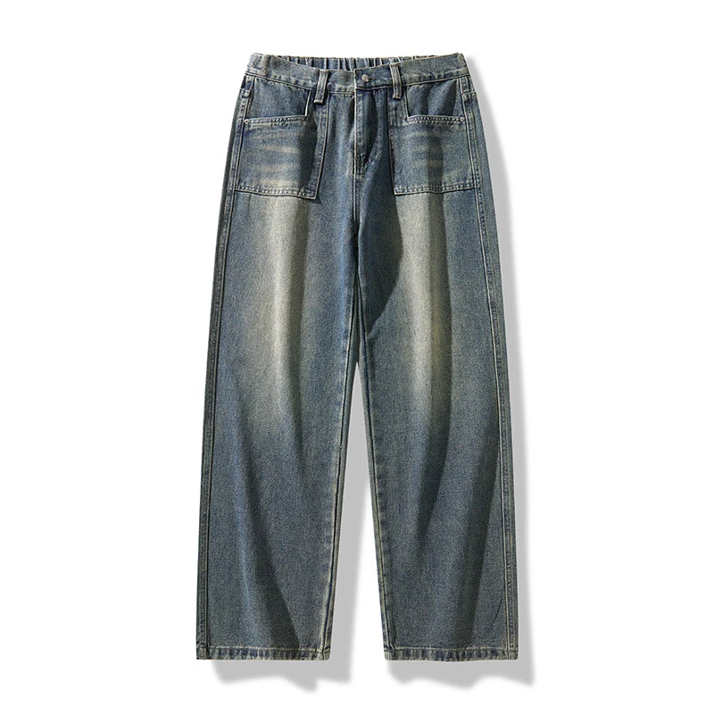Classic Wide-Leg Retro Jeans