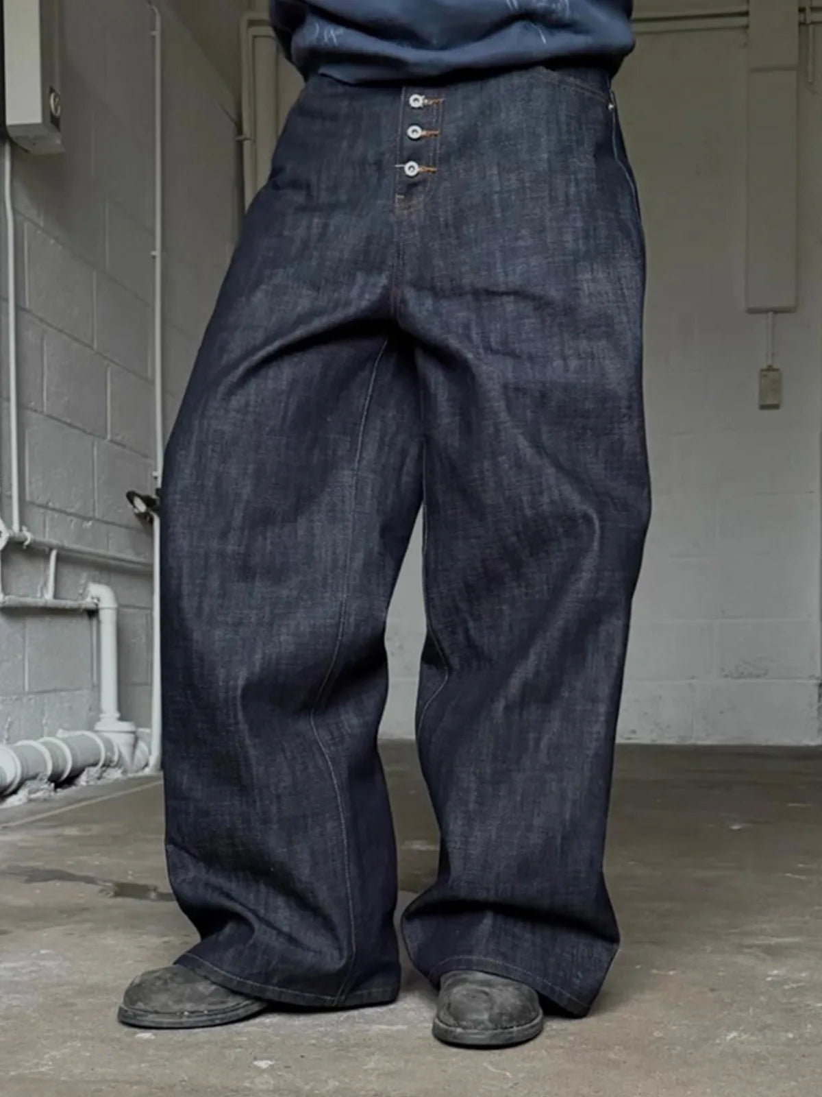 Drak Vintage Casual Denim Trousers