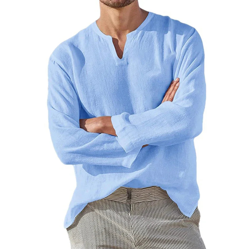 Cozy Casual Lightweight V Neck