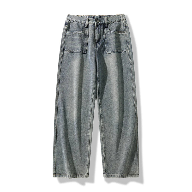 Classic Wide-Leg Retro Jeans