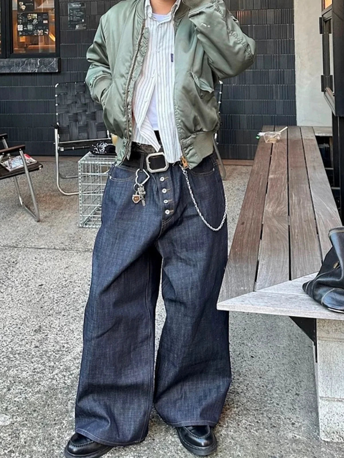 Drak Vintage Casual Denim Trousers
