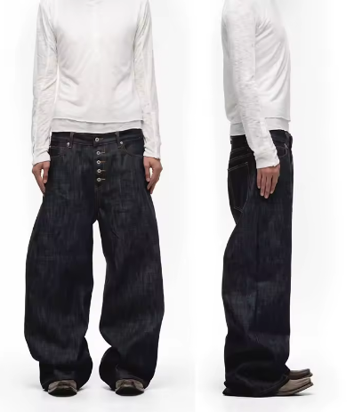 Drak Vintage Casual Denim Trousers