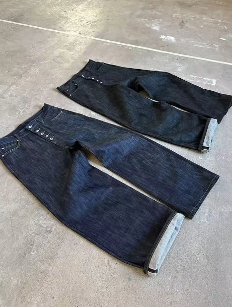 Drak Vintage Casual Denim Trousers