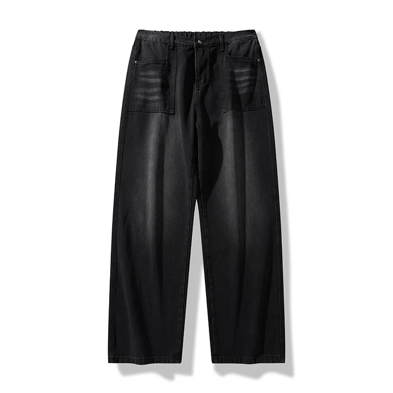 Classic Wide-Leg Retro Jeans