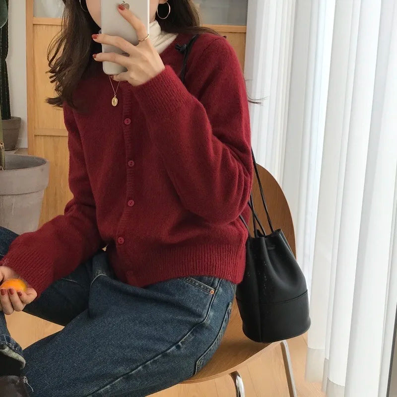 Korean Knitted Cardigan