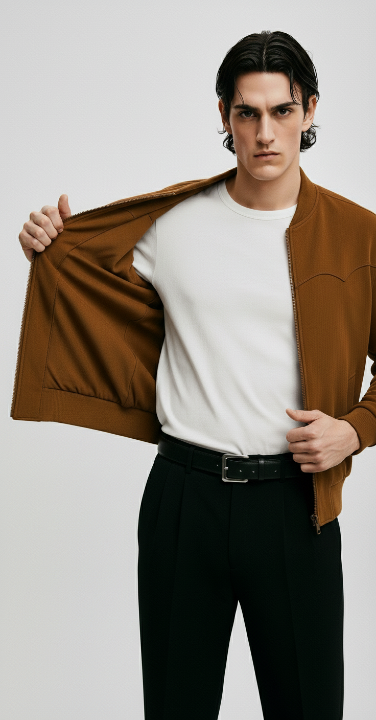 Vintage Suede Leather Jacket