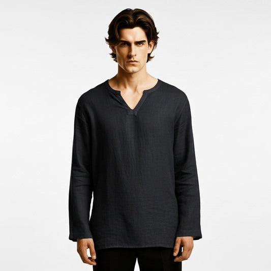 Cozy Casual Lightweight V Neck (Oversized Fit)