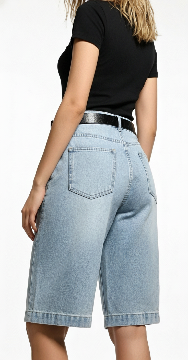 Light Blue Vintage Jean Shorts