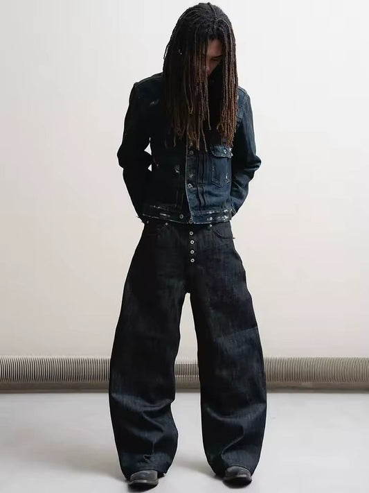 Drak Vintage Casual Denim Trousers