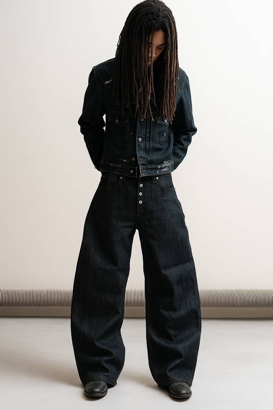 Drak Vintage Casual Denim Trousers