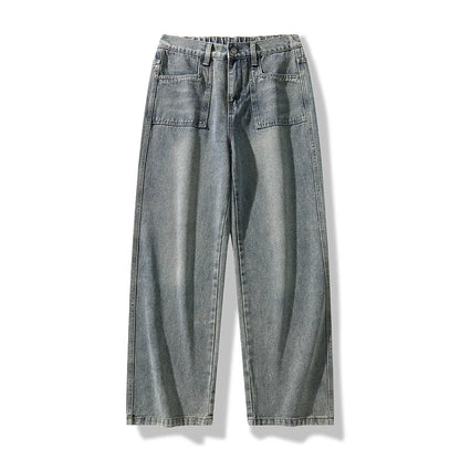Classic Wide-Leg Retro Jeans