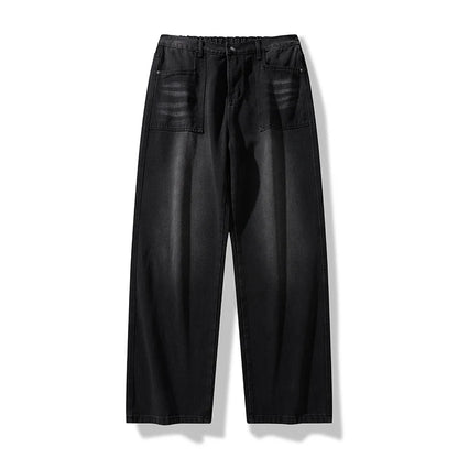 Classic Wide-Leg Retro Jeans