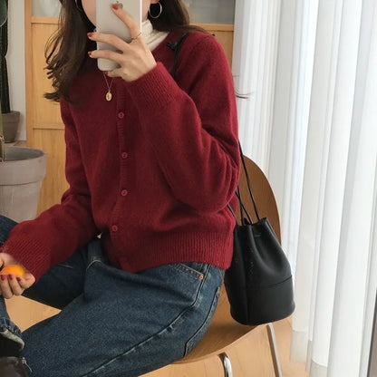 Korean Knitted Cardigan