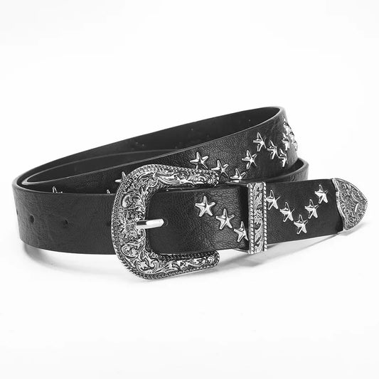 Star Rivet Retro Belt