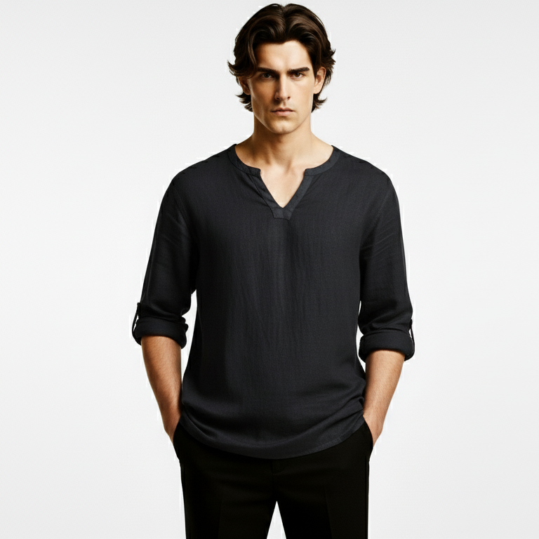 Cozy Casual Lightweight V Neck (Oversized Fit)