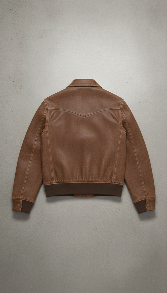 Vintage Suede Leather Jacket