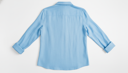Linen Threaded Button Up