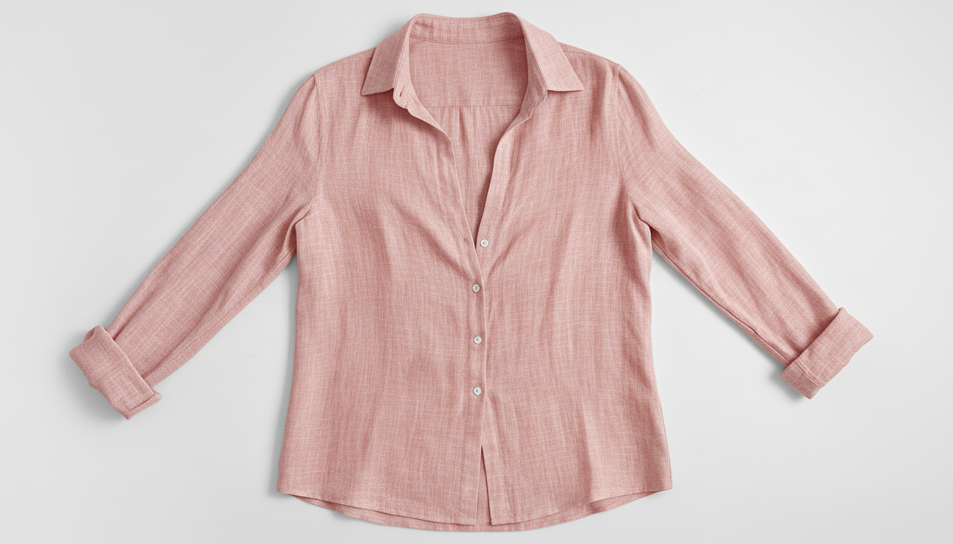 Linen Threaded Button Up