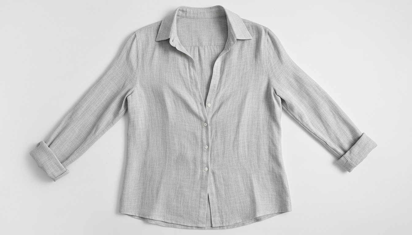 Linen Threaded Button Up