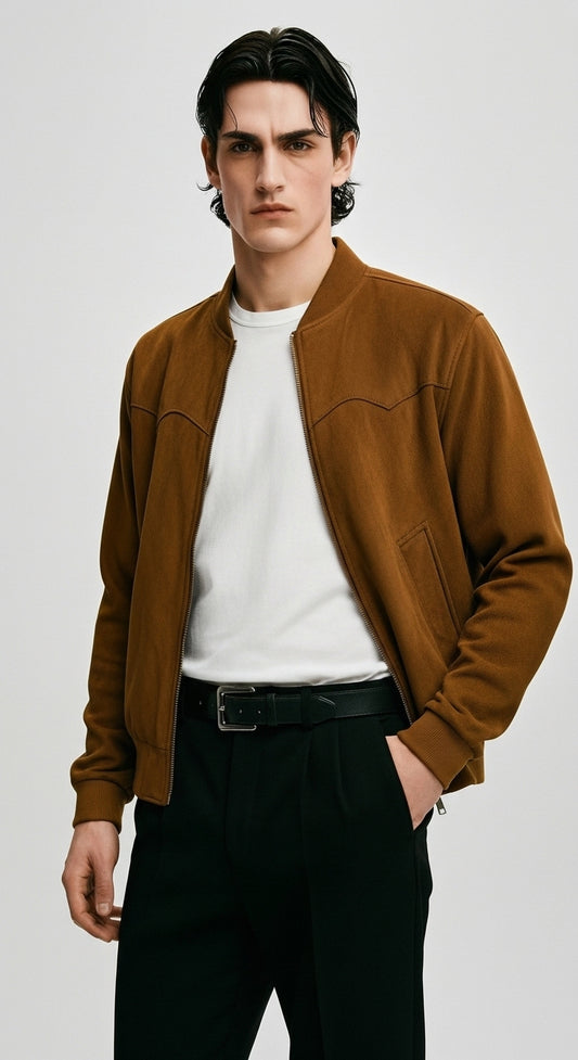 Vintage Suede Leather Jacket
