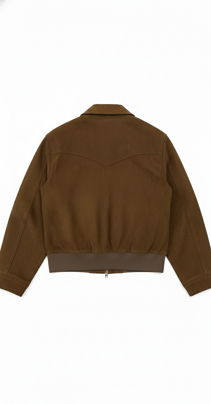 Vintage Suede Leather Jacket