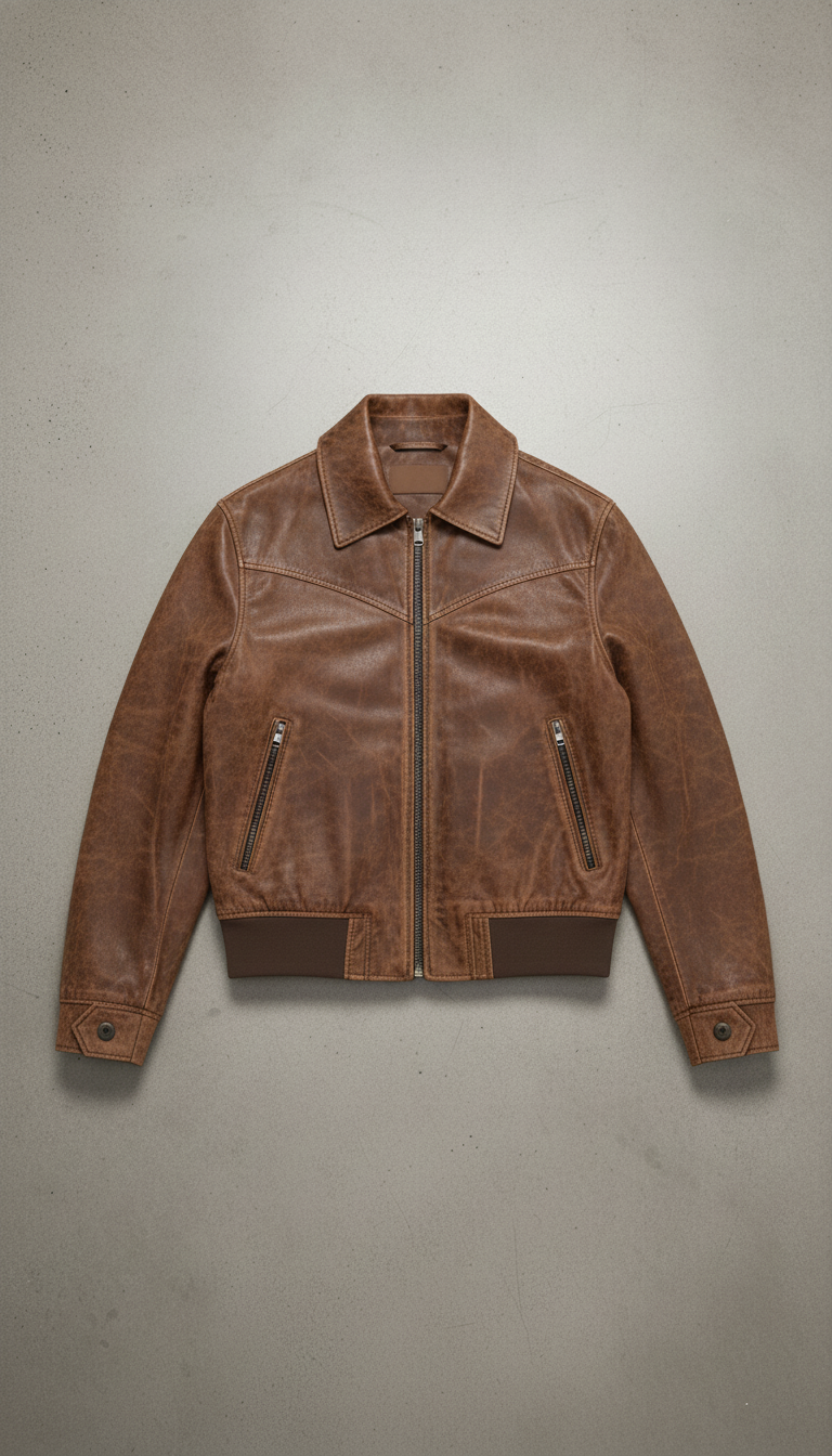 Vintage Suede Leather Jacket
