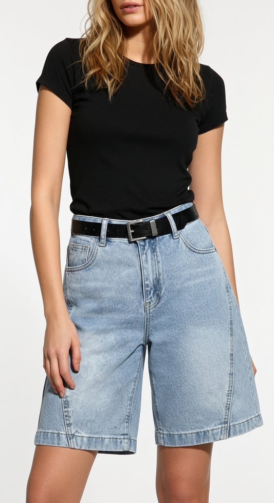 Light Blue Vintage Jean Shorts