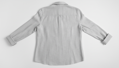 Linen Threaded Button Up