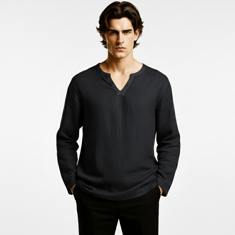 Cozy Casual Lightweight V Neck (Oversized Fit)