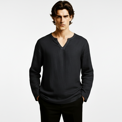 Cozy Casual Lightweight V Neck (Oversized Fit)