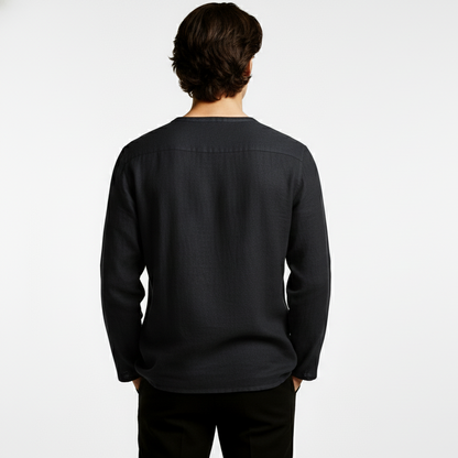 Cozy Casual Lightweight V Neck (Oversized Fit)