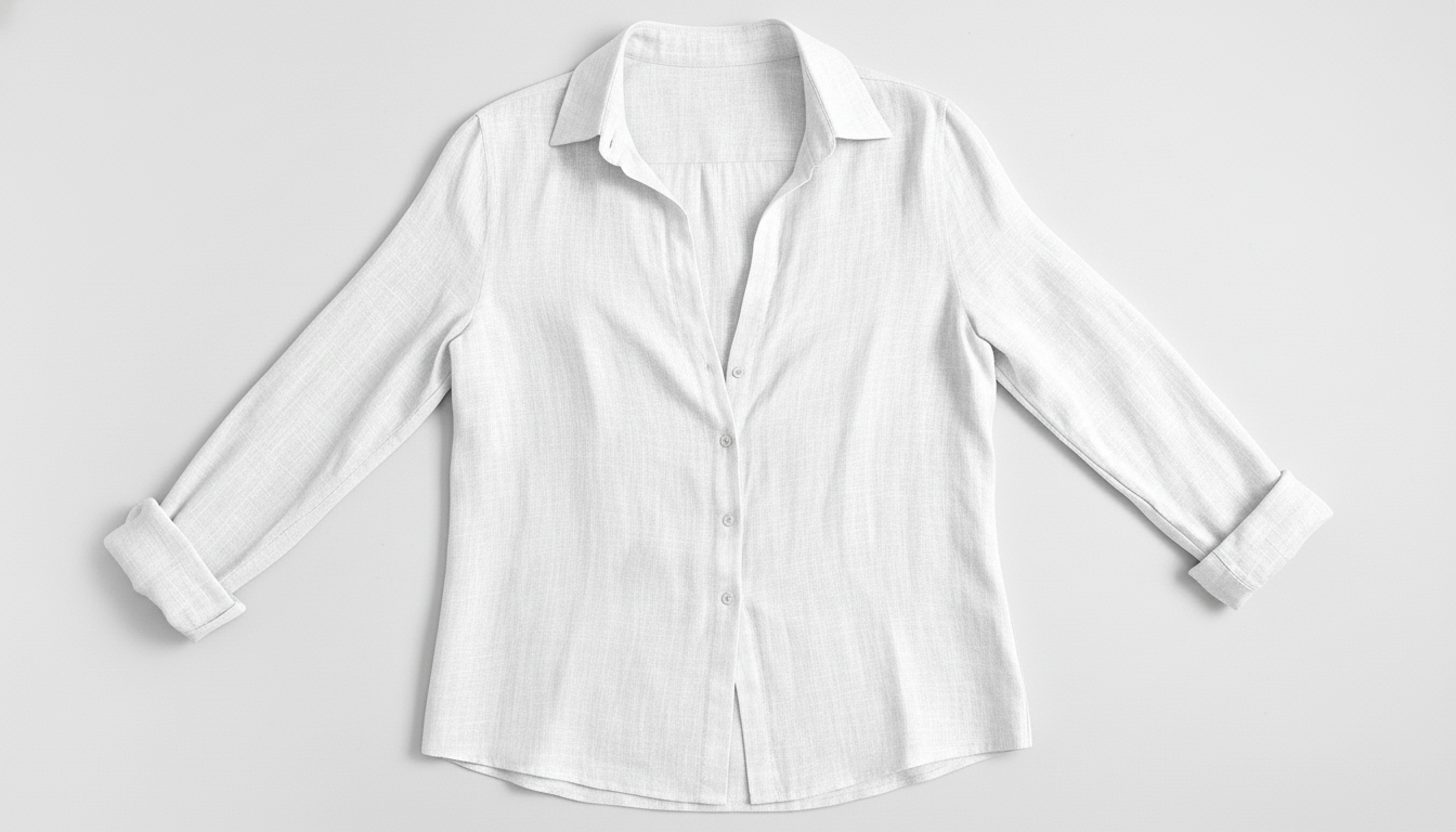 Linen Threaded Button Up