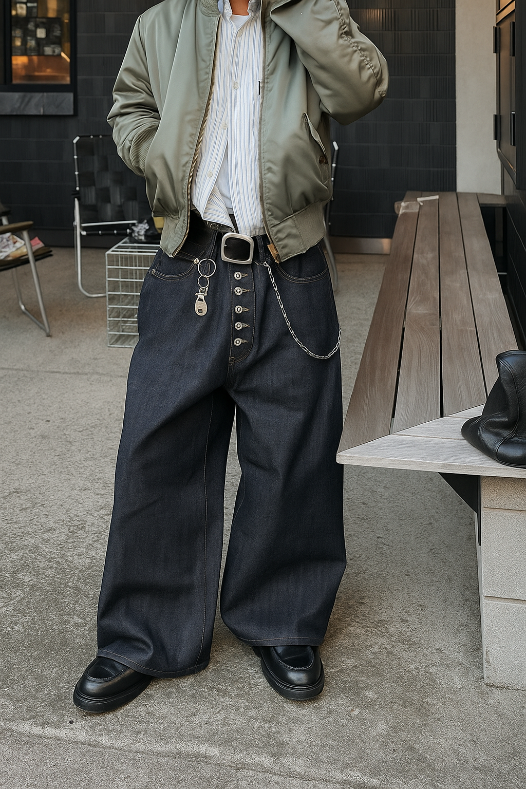 Drak Vintage Casual Denim Trousers