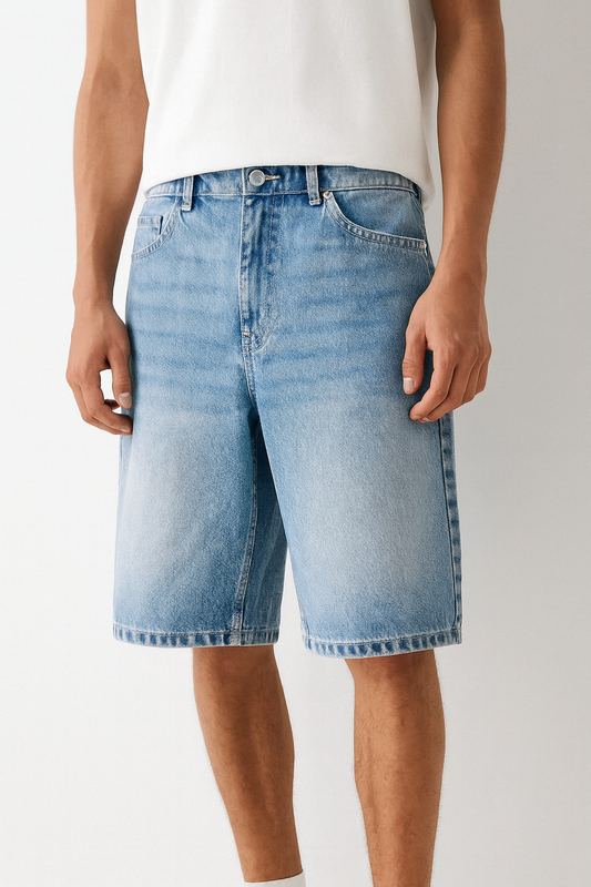 Baggy Jean Shorts